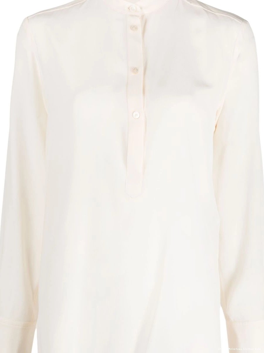 Cheap band-collar blouse Stella Women McCartney silk 0715